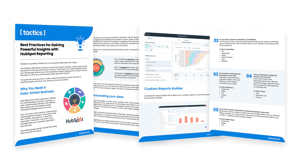 Best Practices for Reporting in HubSpot image
