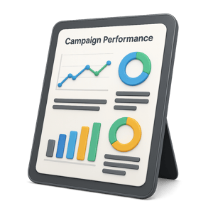 Campaign performance report example