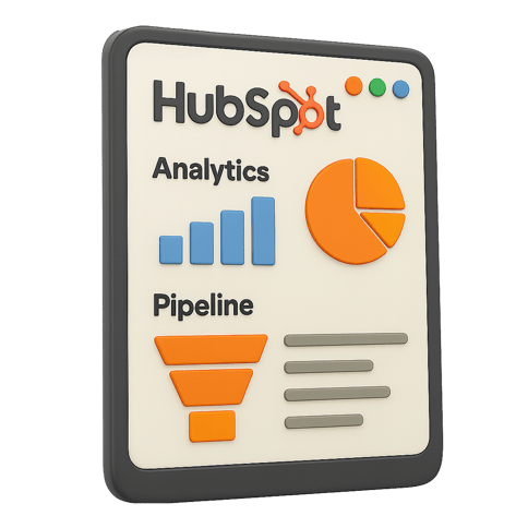 HubSpot dashboard with analytics &amp; pipeline (1)