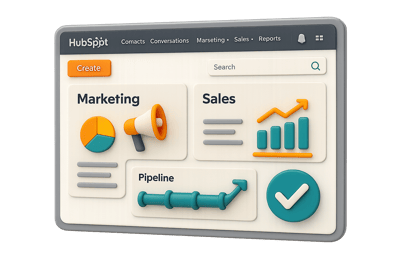 HubSpot sales and marketing integration screenshot