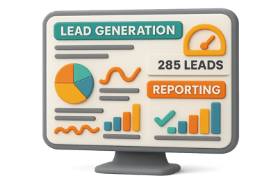 Lead generation &amp; reporting dashboard