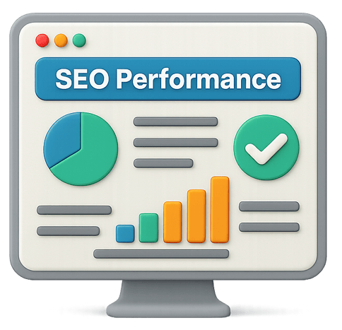 SEO performance improvement dashboard