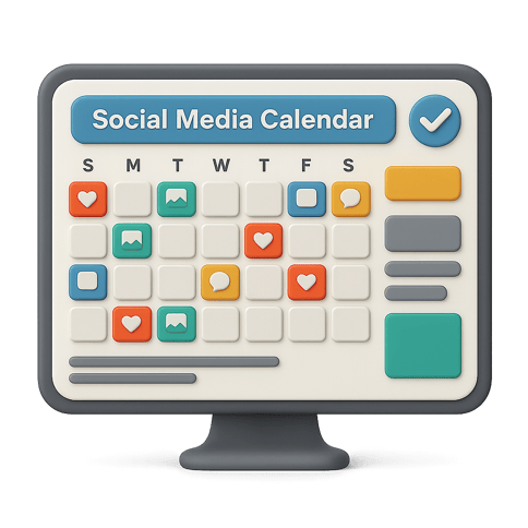 Social media calendar/dashboard
