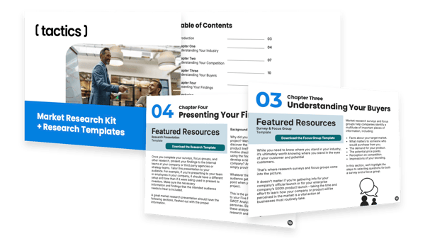 Tactics and HubSpot Market Research Guide image