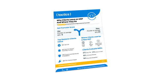 Why companies change MSPs image