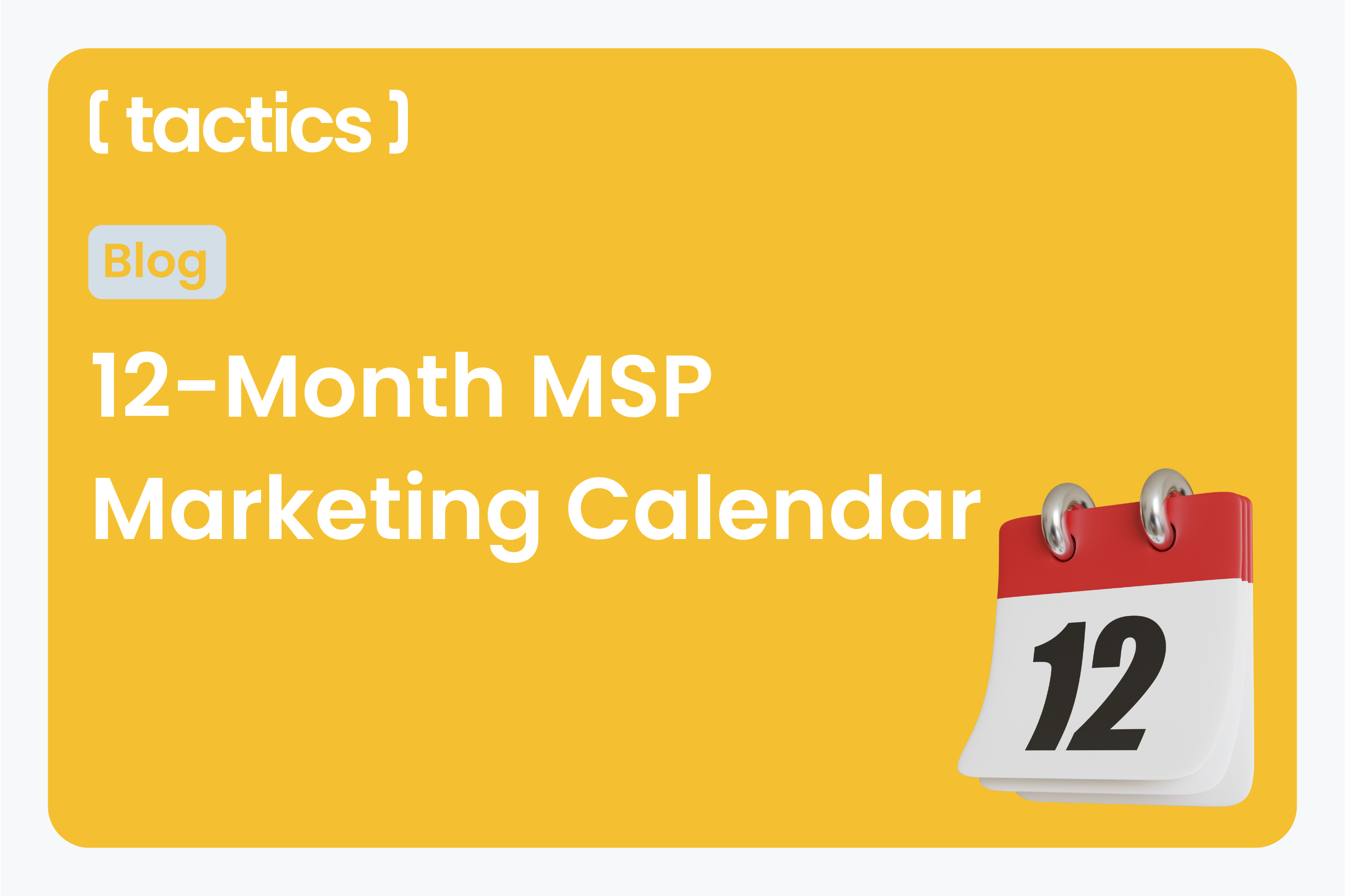 A Marketing Calendar Isn't a Plan. It's a Promise That Survives Past the First Quarter