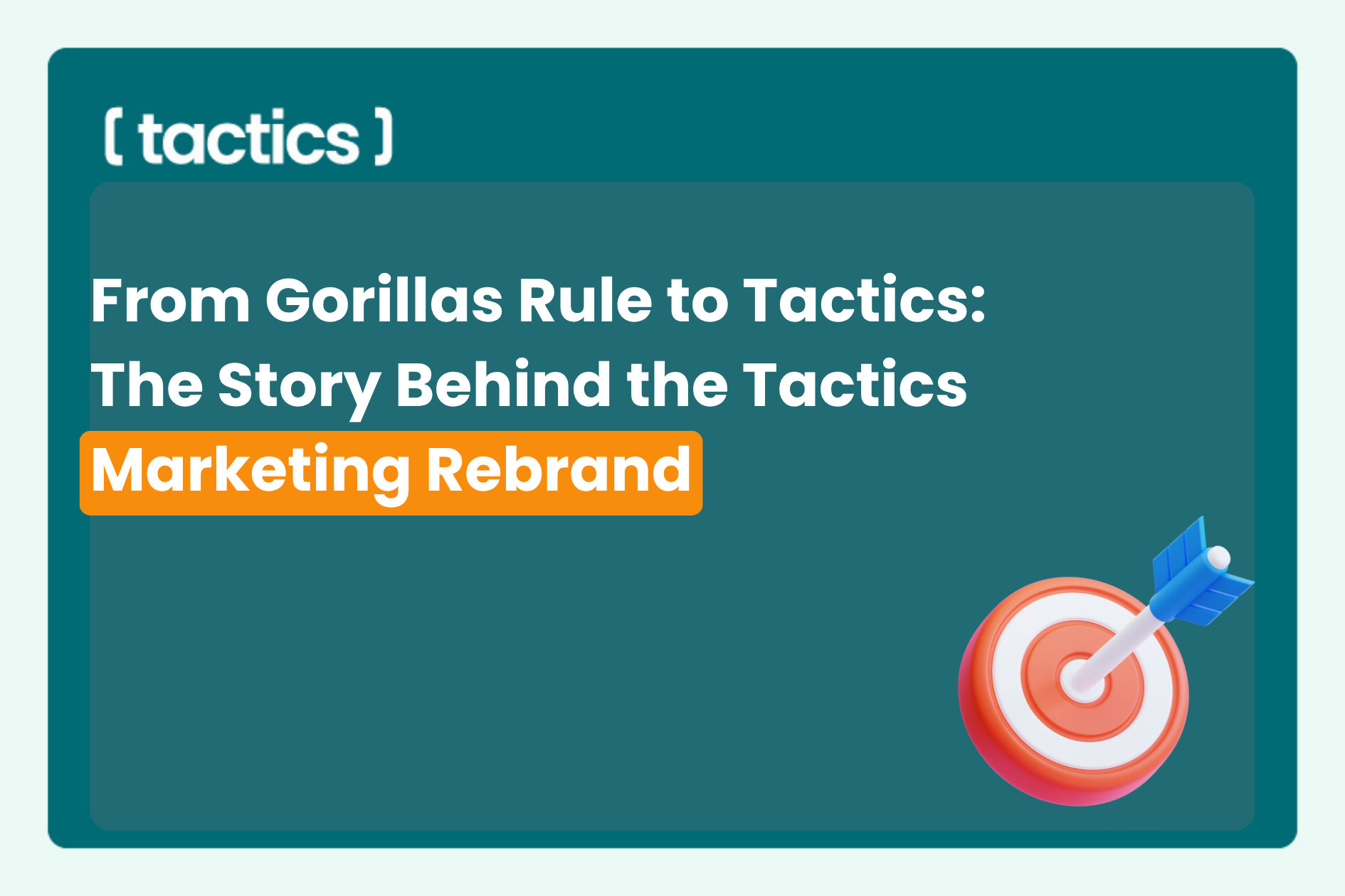 Tactics Marketing Rebrand