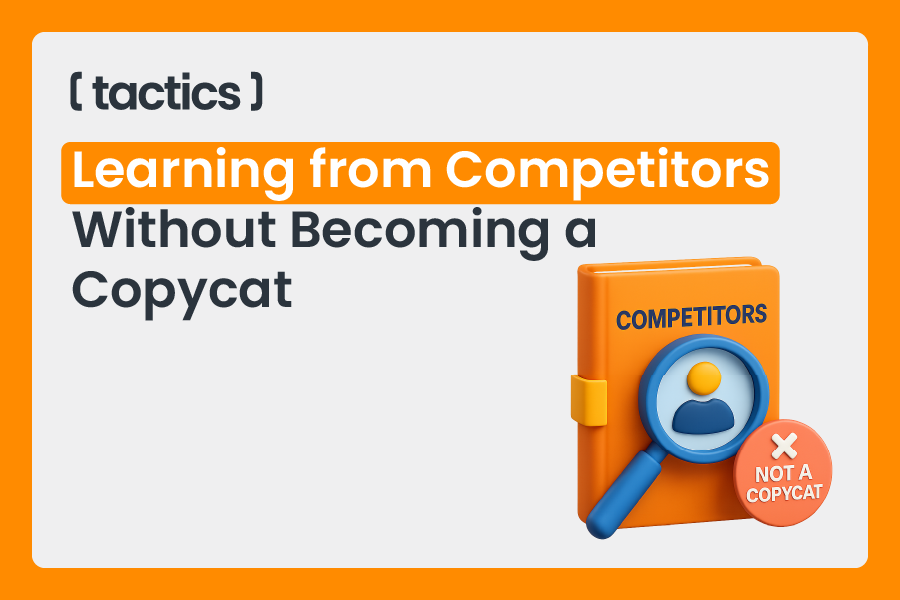Learning from Competitors Without Becoming a Copycat